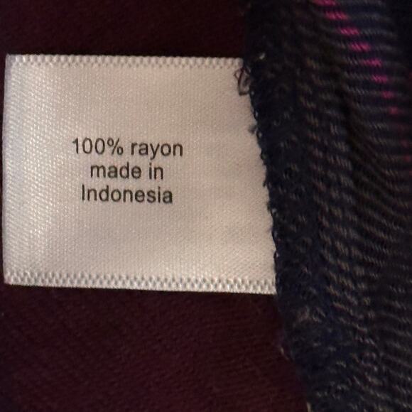 Lane Bryant Plaid Flannel Lace Up Top Womens Size 18/20 Multicolor Grommets 2X - Picture 6 of 9